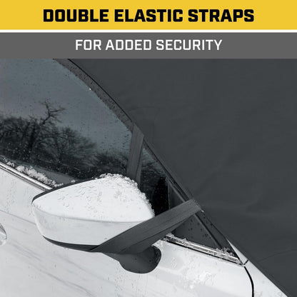 Cat Frost Guard, Toughest Car Windshield Snow Cover for Ice & Sleet, Weatherproof for Winter, Includes Magnetic Anti-Theft, Freeze Protector for Auto Coupe Sedan Truck Van SUV, Wide Size 78"x45" Inch