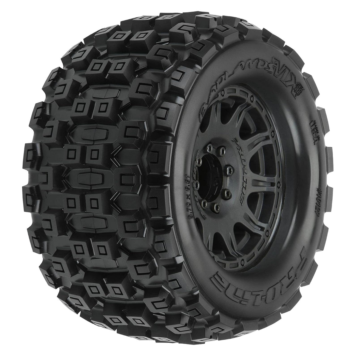 Pro-line Racing Badlands MX38 3.8 MTD Raid 8x32 17mm MT F/R PRO1012710 RC Neumático
