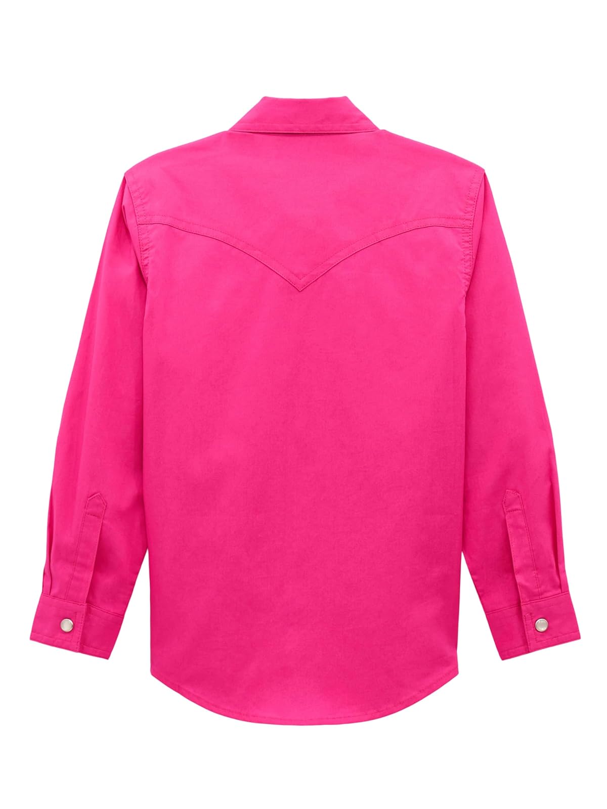 Wrangler Camisa de Manga Larga Western Snap Camisa para Niñas