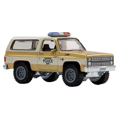 Hot Wheels Premium, Auto de Juguete de Stranger Things, Vehículo de Colección Auto Cultura Pop 1985 Chevrolet K5 Blazer 3Y+