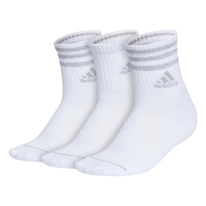 adidas 3-stripe High Quarter Socks (3-pair) With Arch Compression for a Secure Fit Calcetín de cuarto alto Mujer