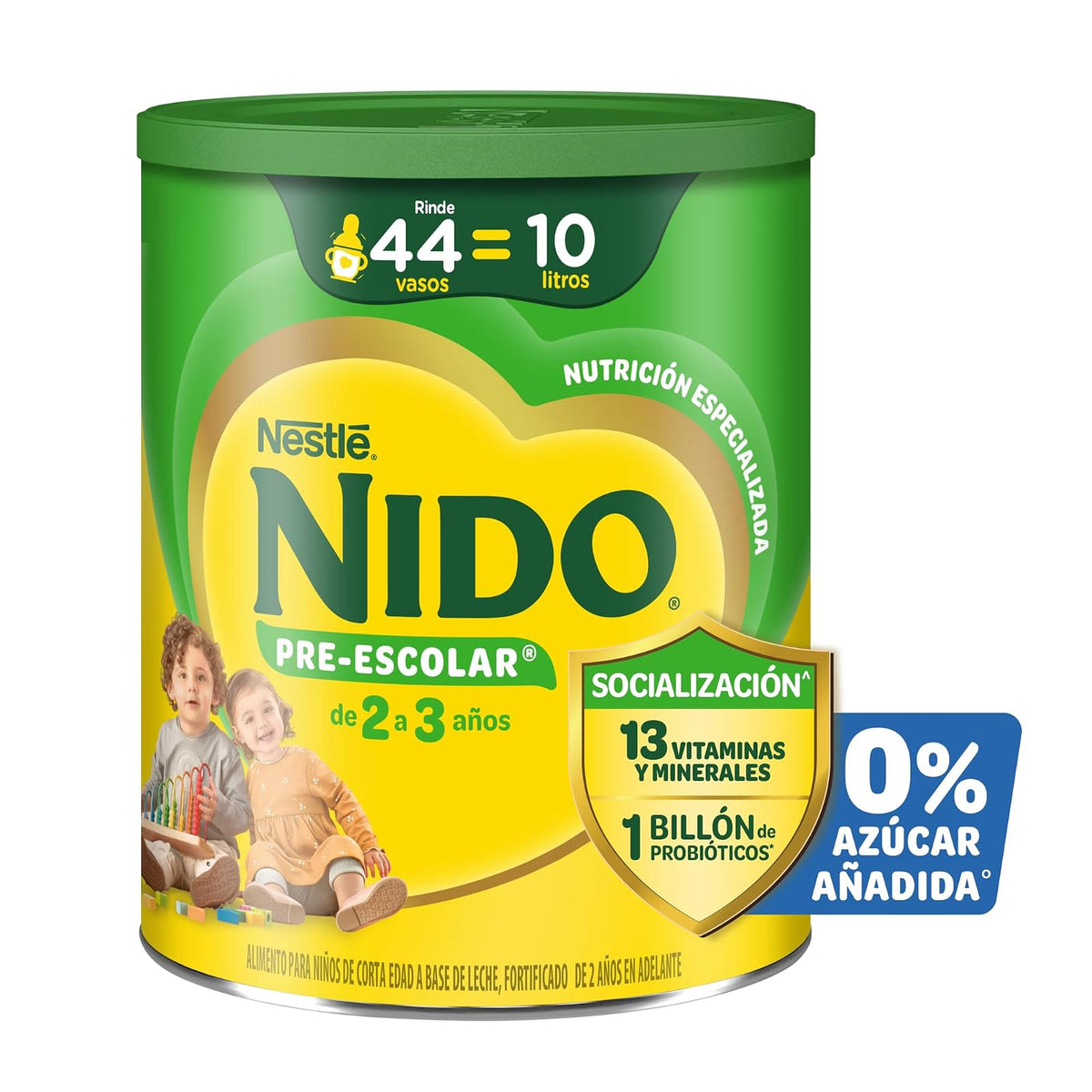 Alimento Para Niños de Corta Edad Nido Pre Escolar 2+ Lata 1.5kg