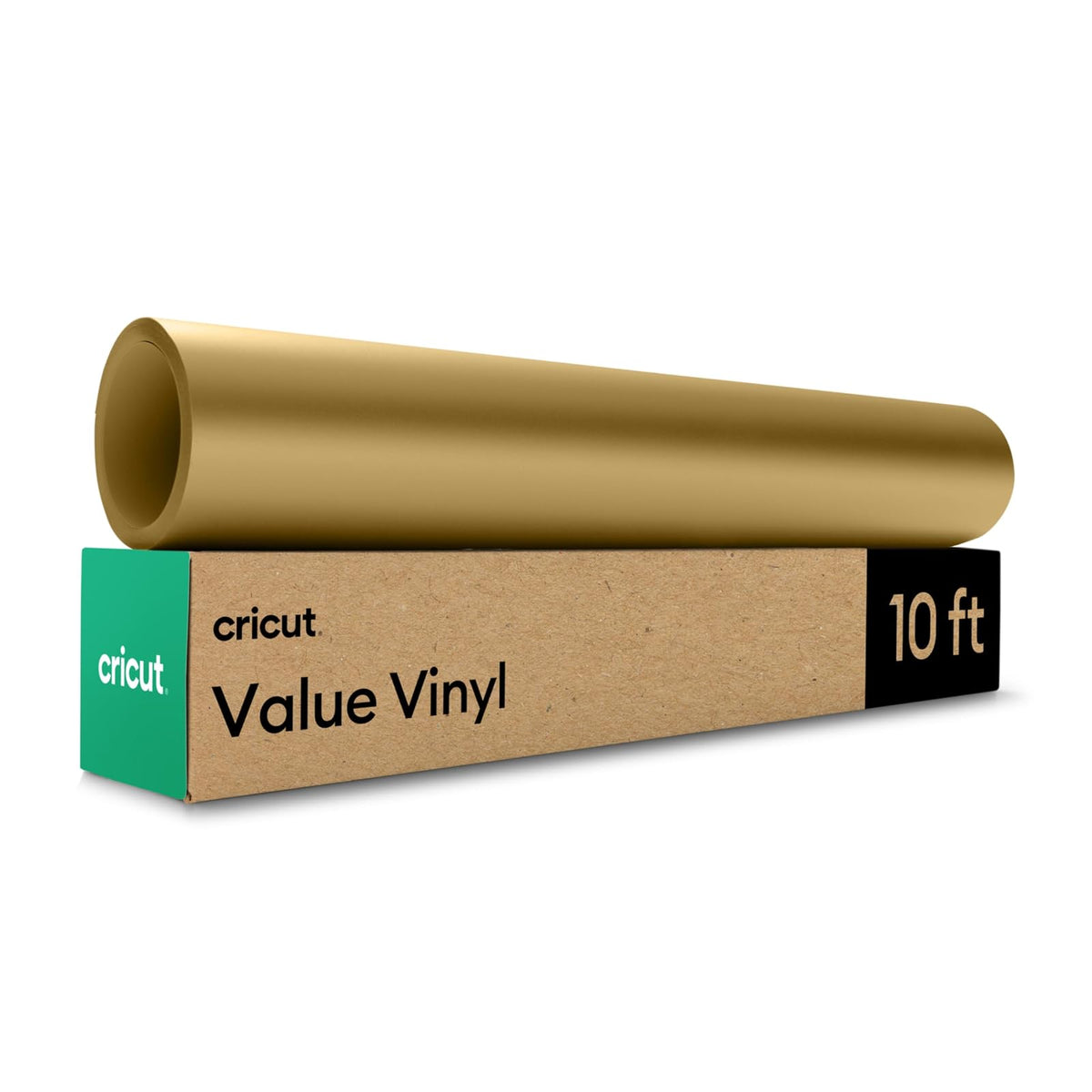 Cricut Vinilo Value 30.5 cm x 3 m, Colores Surtidos - Oro (Matte)
