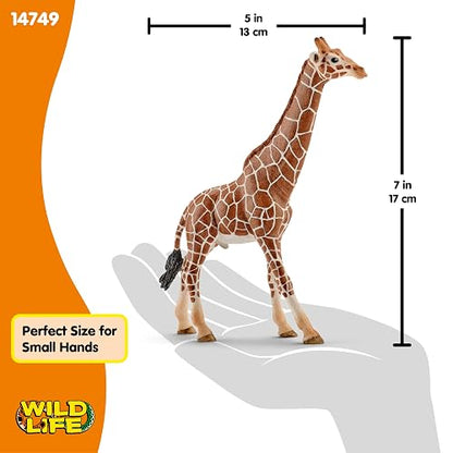 Schleich Figura Jirafa Macho, Color Café/Blanco