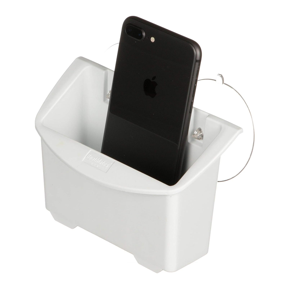 Seachoice 79341 SmartPhone Plus Caddy With 2 Suction Cups – Mounts On Any Flat Surface, White, One Size