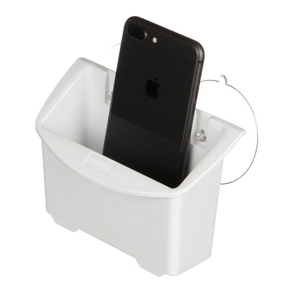 Seachoice 79341 SmartPhone Plus Caddy With 2 Suction Cups – Mounts On Any Flat Surface, White, One Size