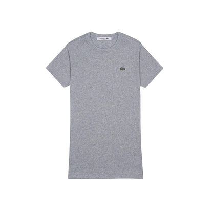 Lacoste playera slim fit de algodón orgánico para mujer - CH - Gris