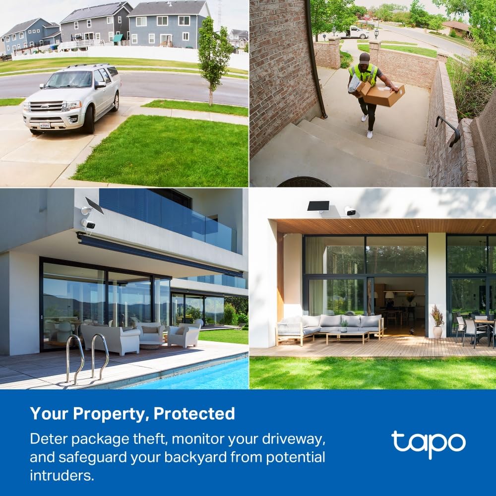 TP-Link Tapo Kit TC80 | Kit de cámara de Seguridad Tapo con energía Solar.
