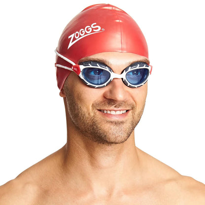 Zoggs Predator - anteojos de natación para adultos, protección UV, correas de ajuste de polea, lentes de natación sin niebla, anteojos de natación Zoggs para adultos, junta ultra ajuste