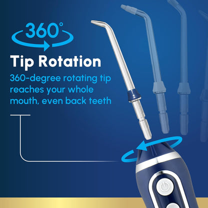 Waterpik - Hilo dental inalámbrico avanzado, azul clásico