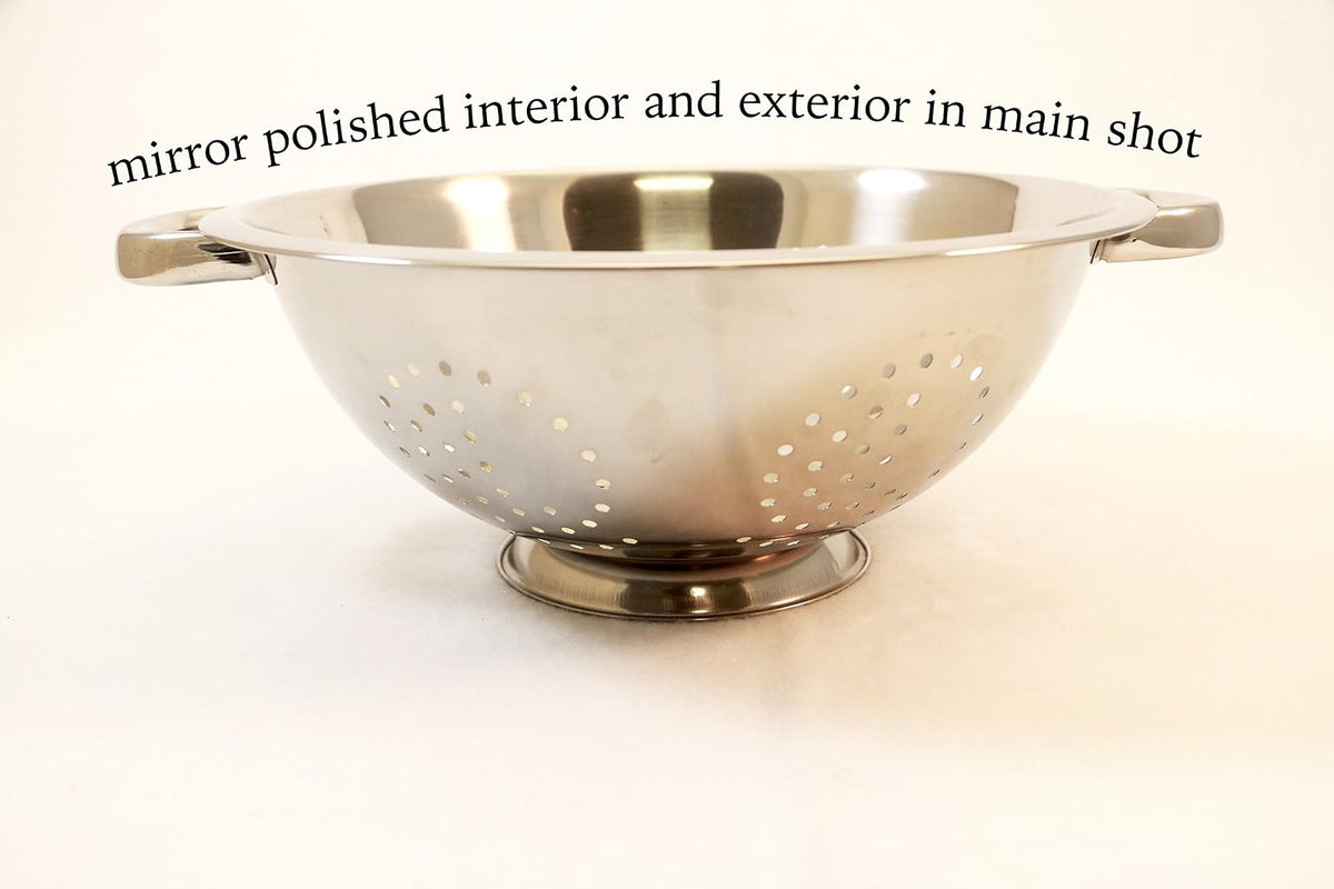 Excelsteel 242 5-Quart Stainless Steel Colander
