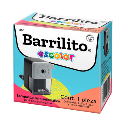 Barrilito Sacapuntas Semi-automático Manual 856