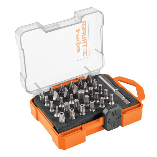 Truper Expert PUN-31X, Juego de 31 puntas mixtas largo 1" estuche plástico