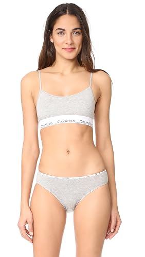 Calvin Klein Bikini elástico de algodón para mujer, paquete de 5