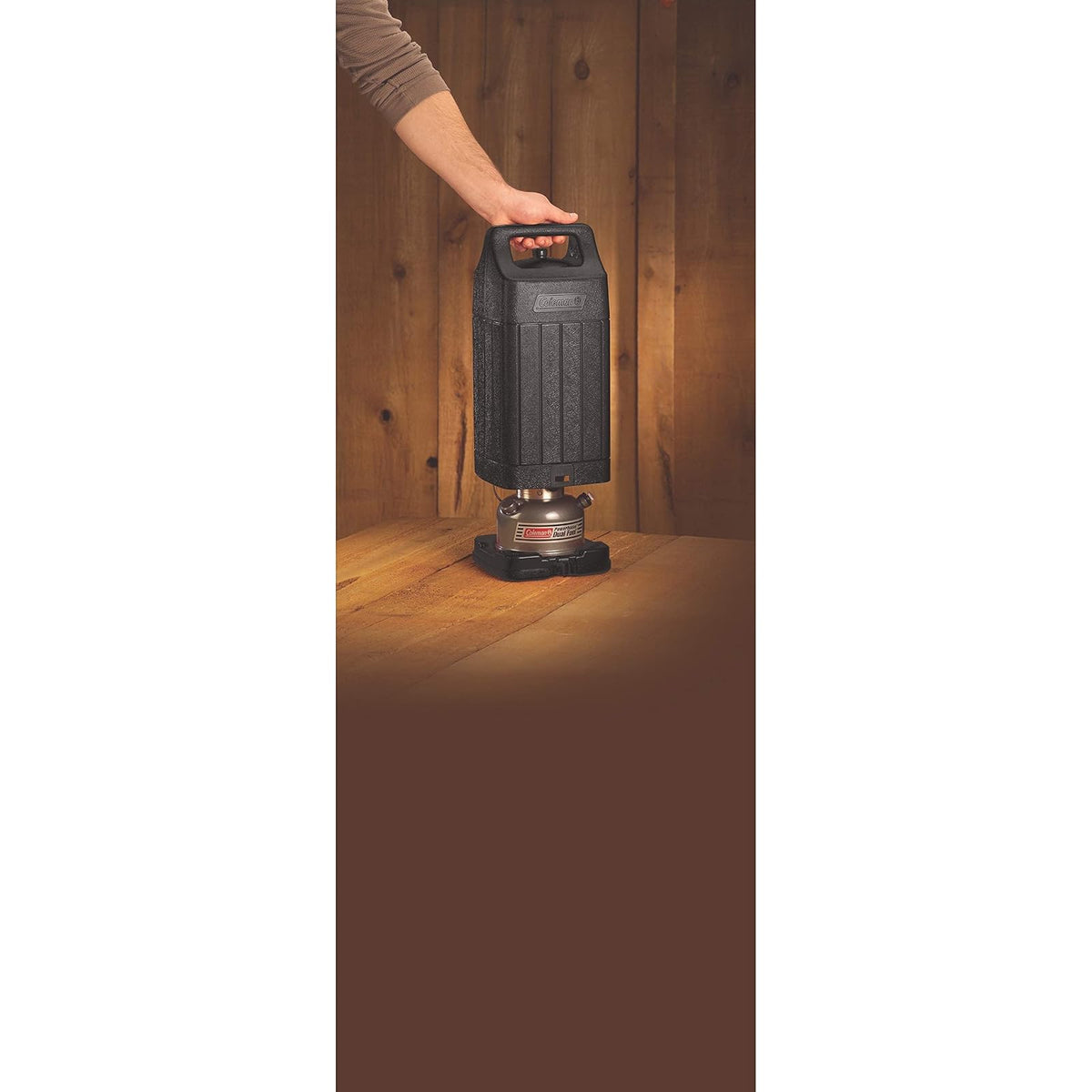 Coleman - Funda protectora para linterna con asa, funda de transporte duradera para linternas Coleman de combustible doble, proporciona espacio de almacenamiento protegido con espacio para mantos