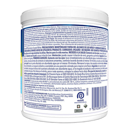 Vanish Quitamanchas Desinfectante en Polvo color Blanco 450g (Paquete de 2)