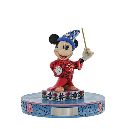 Disney Traditions by Jim Shore Figura de Resina de Mickey Personality Pose Stone, 4.25 Pulgadas