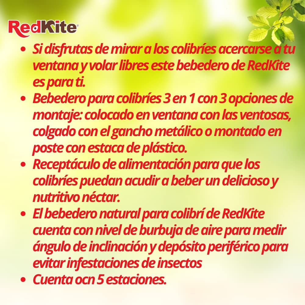 BEBEDERO 3 EN 1 P/COLIBRI 380 ML