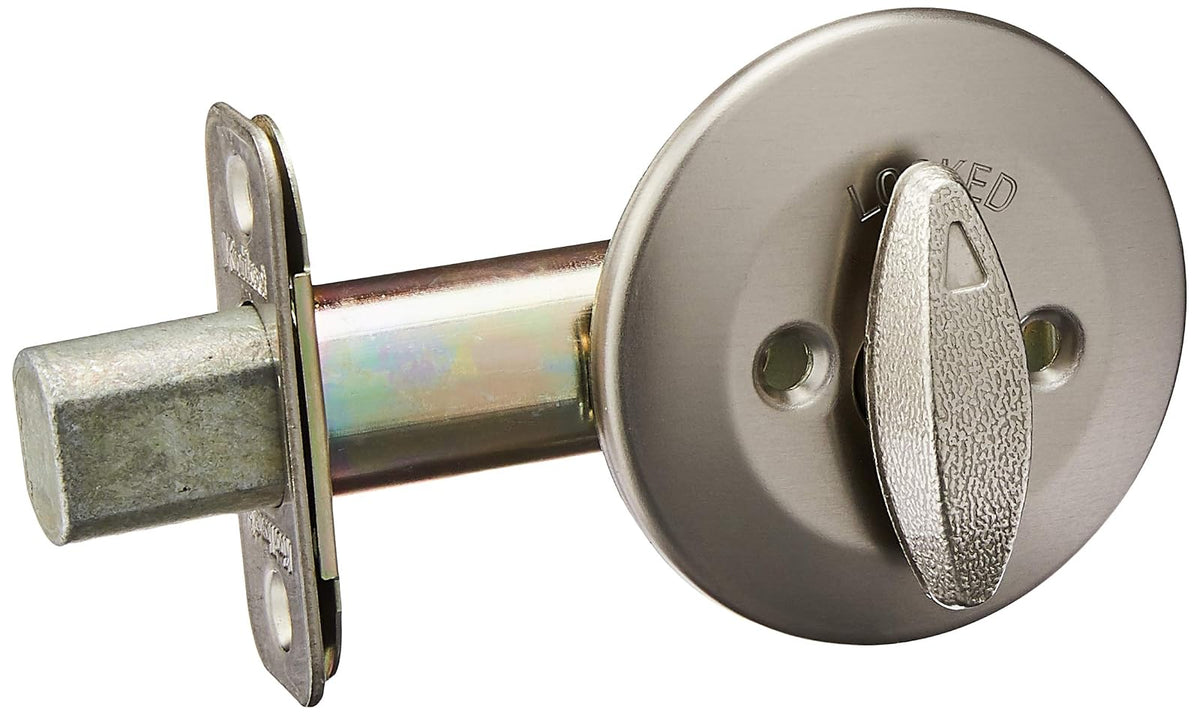Kwikset 663 Cerrojo Sin Llave para Puerta de Entrada - Níquel Satinado