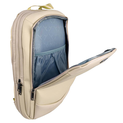 PERFECTCHOICE Mochila para laptop 15.6" Anti-salpicaduras Expandible PC-085096 Obsidia Color Taupe
