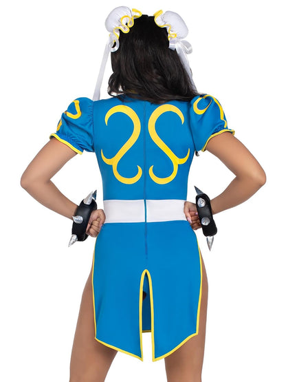 Leg Avenue Disfraz de ChunLi para mujer de Street Fighter