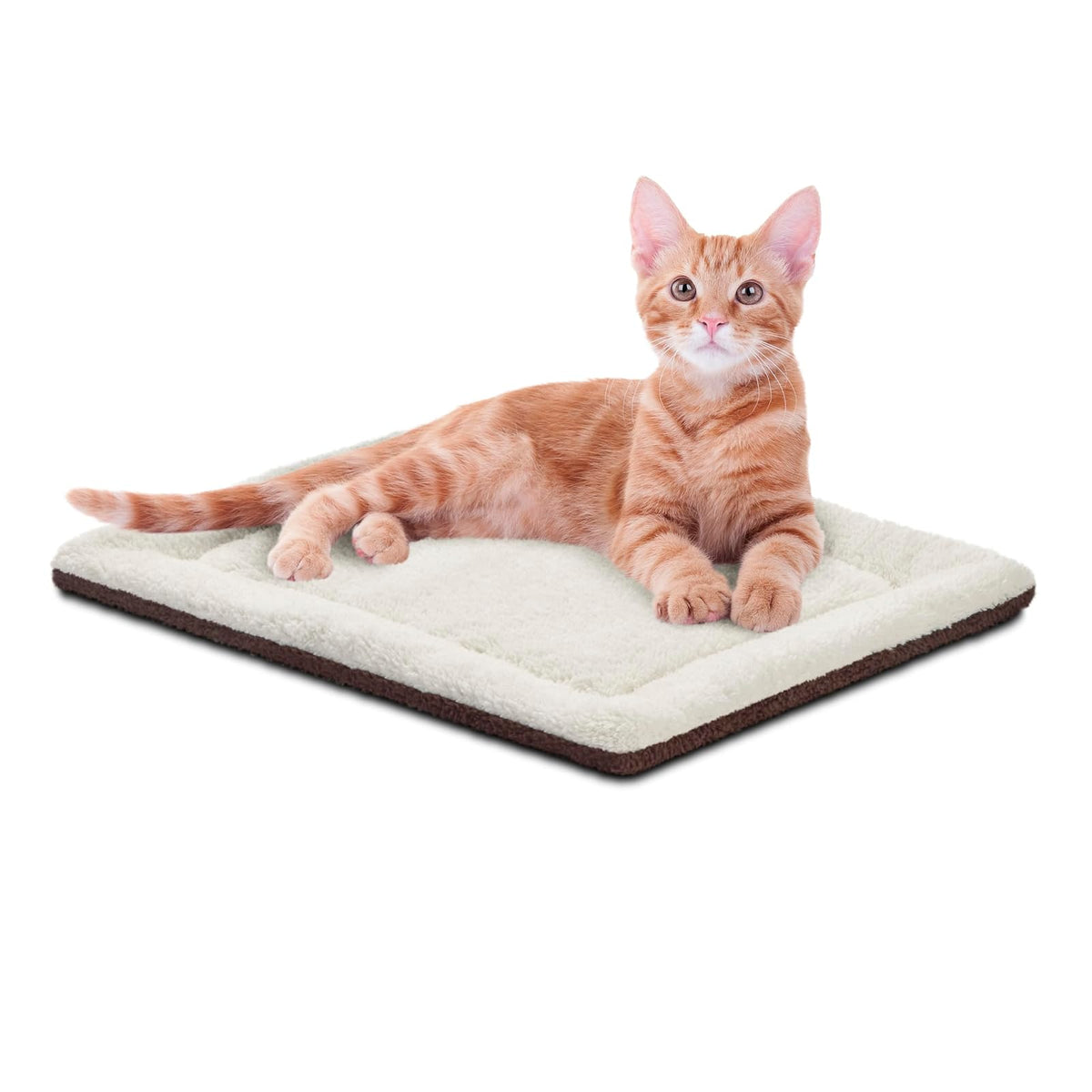 K&H Pet Products Almohadilla autocalentable para Mascotas, Oatmeal/Chocolate, Small (21" x 17")