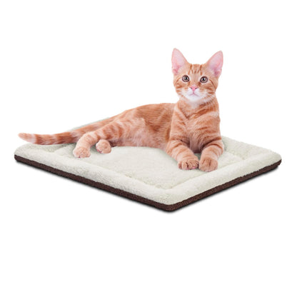 K&H Pet Products Almohadilla autocalentable para Mascotas, Oatmeal/Chocolate, Small (21" x 17")