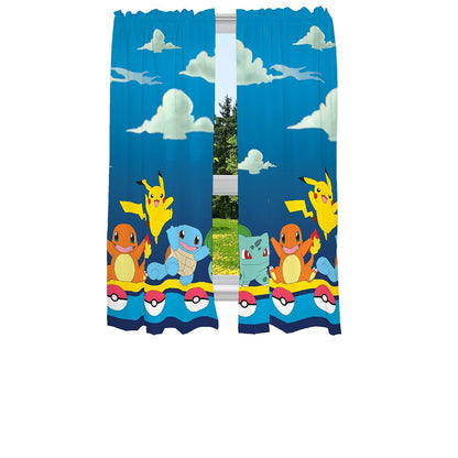 Franco Patrulla Canina Cortinas Infantiles de Microfibra - 104.1An x 160Al cm (1 Paneles) - Multicolor