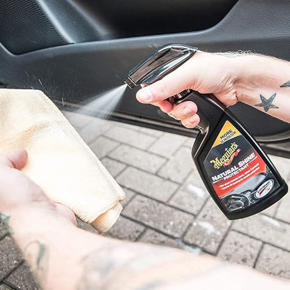 MEGUIAR'S G4116 - Protector de Brillo Natural, 16 onzas + Oficial Detallador para Interiores G13616 473 ml