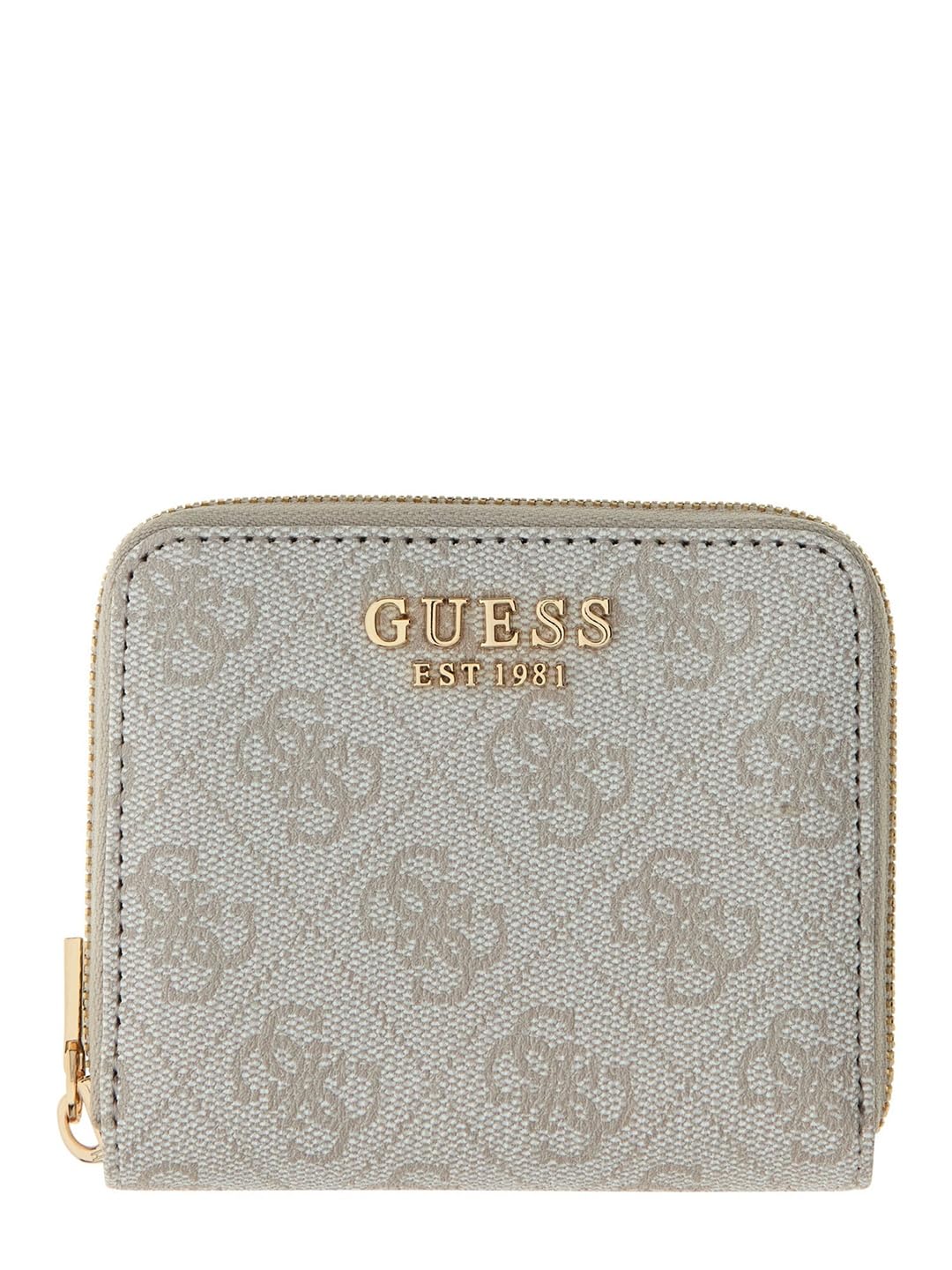 GUESS CARTERA LAUREL II SLG SMALL ZIP AROUND MUJER BLANCO ESTAMPADO SG7459137-BNN