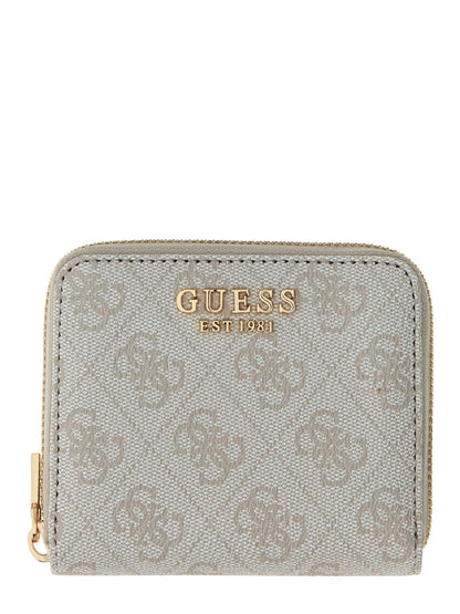 GUESS CARTERA LAUREL II SLG SMALL ZIP AROUND MUJER BLANCO ESTAMPADO SG7459137-BNN