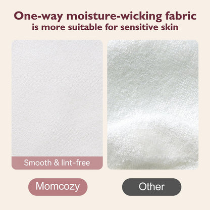 Momcozy Almohadillas para Orejas de Lactancia Reutilizables, 4 Capas Superabsorbentes, Paquete de 6