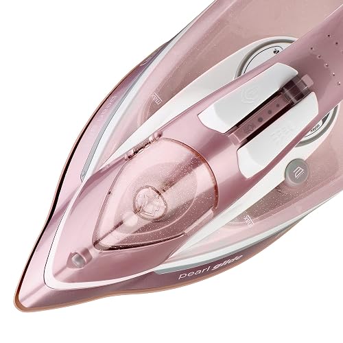Black+Decker Plancha de Vapor Pearlglide Suela de Cerámica 1200W, IR23972 | Cerámica con infusión de perlas para un mejor deslizamiento y función de autolimpieza