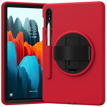 ORIbox Funda para iPad 10.2 Pulgadas Antigolpes 360° - Morandi Rojo - Tab S7 11"