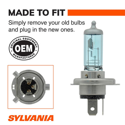 Sylvania SilverStar Foco Principal 9003/H4 de Alto Rendimiento, Blanco