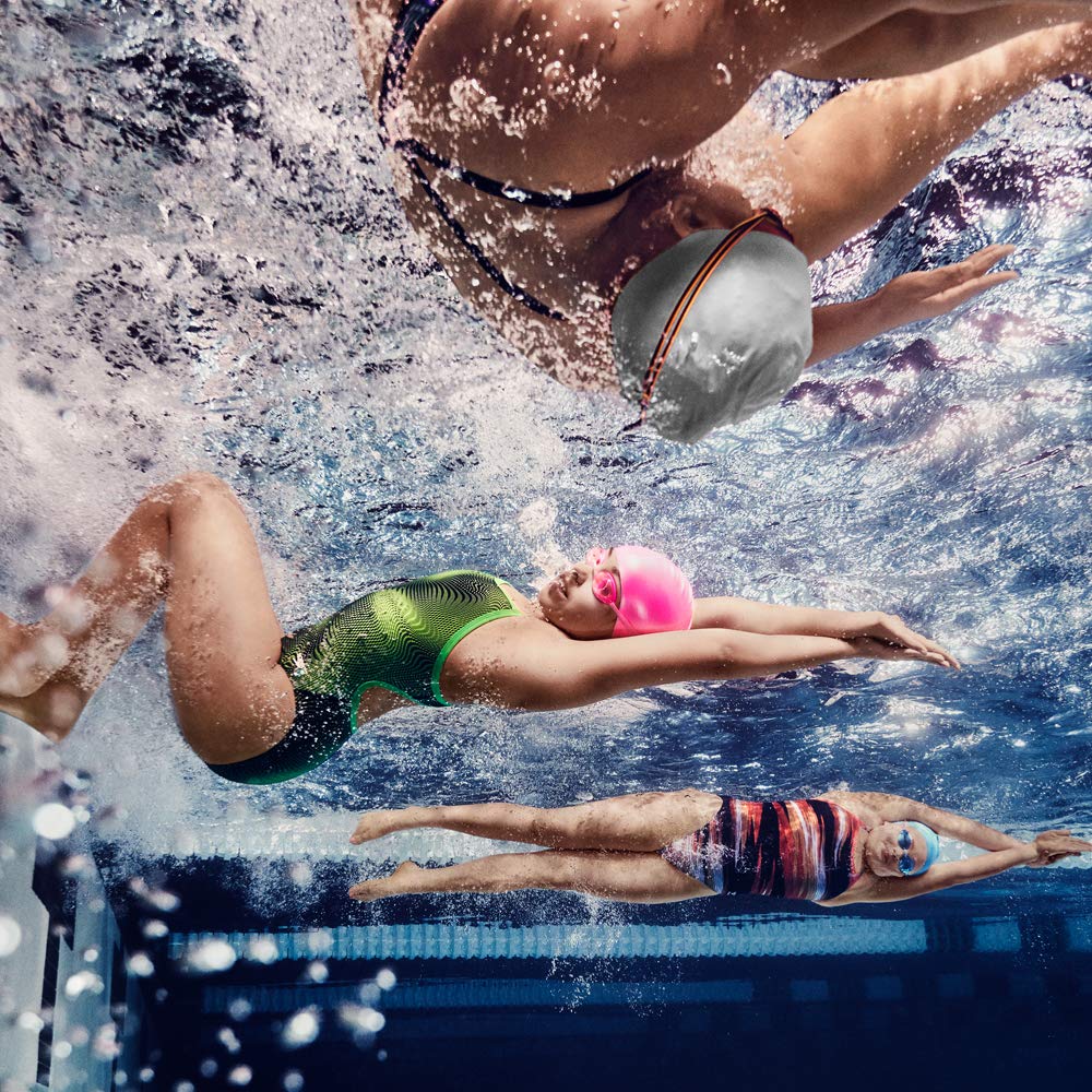 Speedo Junior Elastomeric Solid Silicone Swim Cap