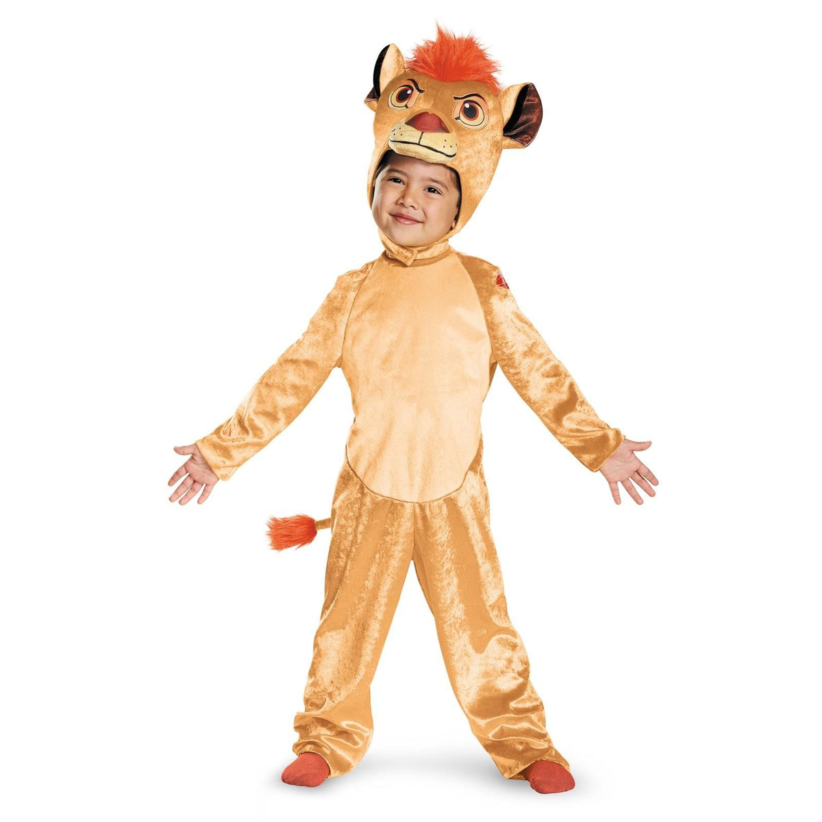 Disfraz de Disney Junior Kion León Guard Deluxe para niños pequeños, L (4-6)
