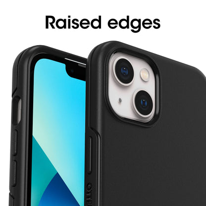 OtterBox - Funda para iPhone 13 (Solamente), Serie Symmetry, Color Negro, Ultra Elegante, Compatible con Carga inalámbrica, Bordes elevados Que protegen la cámara y la visualización