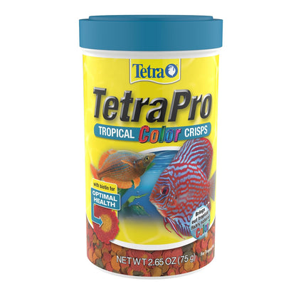 Tetra TetraPro Color Crisp Alimento en Hojuelas para Peces - 75 g (Paquete de 1)