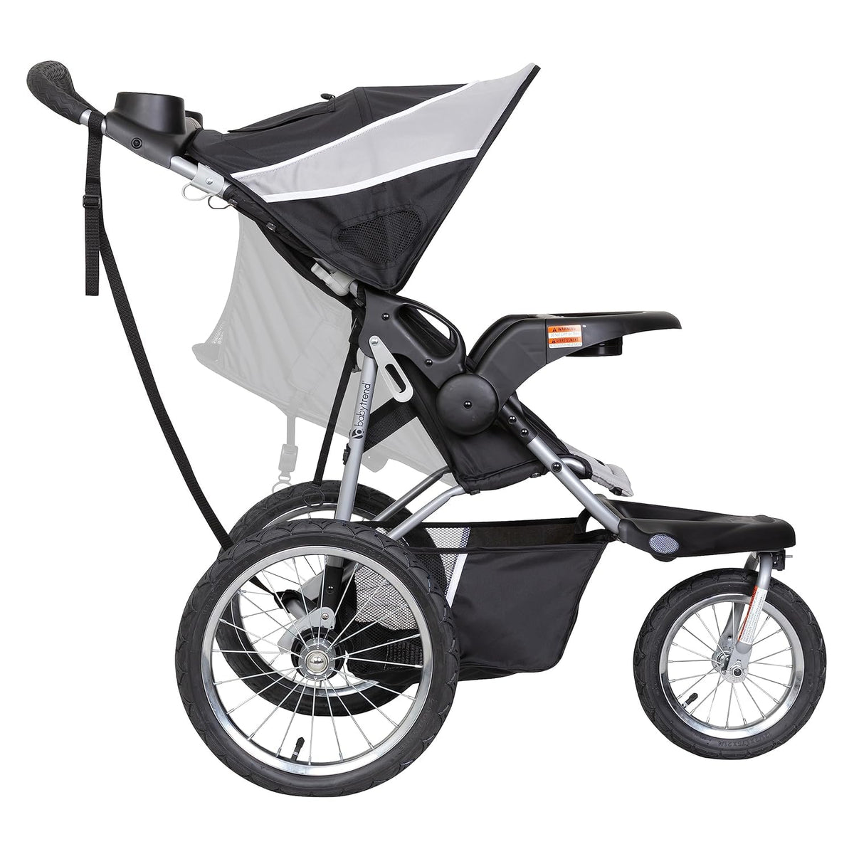 Baby Trend Expedition Jogger Carriola con Llantas para Todo Terreno, Rueda Frontal Giratoria con Seguro, 22.7 kg, Phantom