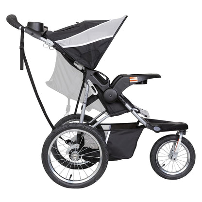 Baby Trend Expedition Jogger Carriola con Llantas para Todo Terreno, Rueda Frontal Giratoria con Seguro, 22.7 kg, Phantom