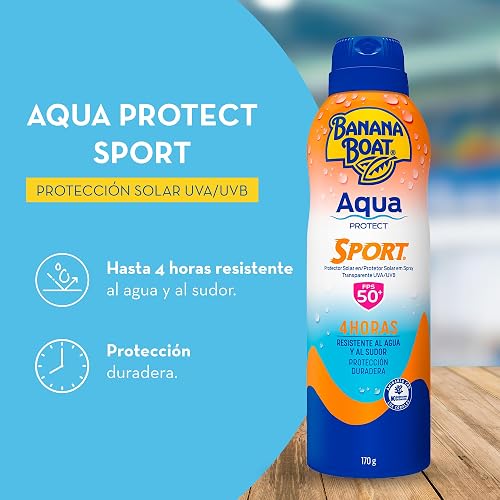 Banana Boat Sport Aqua Protect Spray Protector Solar 50+ FPS 177ml