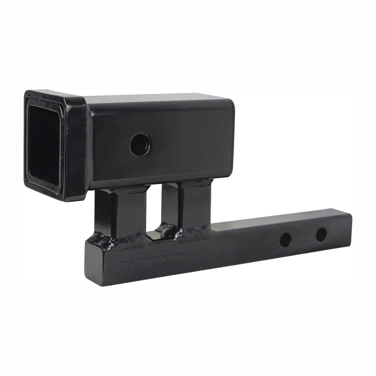 MaxxHaul 80875 Adaptador Extensor Enganche Remolque 2" Elevación/Caída 4" Vástago 1-1/4" Negro
