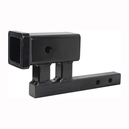 MaxxHaul 80875 Adaptador Extensor Enganche Remolque 2" Elevación/Caída 4" Vástago 1-1/4" Negro
