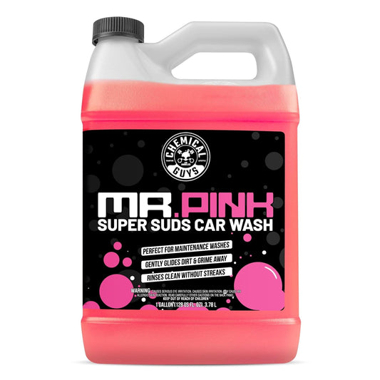 Chemical Guys Mr. Pink Jabón Espumoso para Lavado de Autos - 128 fl. oz (3.78 L) - MR. ROSA