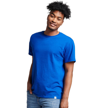 Russell Athletic Dri-Power - Camisetas de Manga Corta para Hombre, absorción de Humedad, protección contra el Olor, UPF 30+, Tallas S-4X