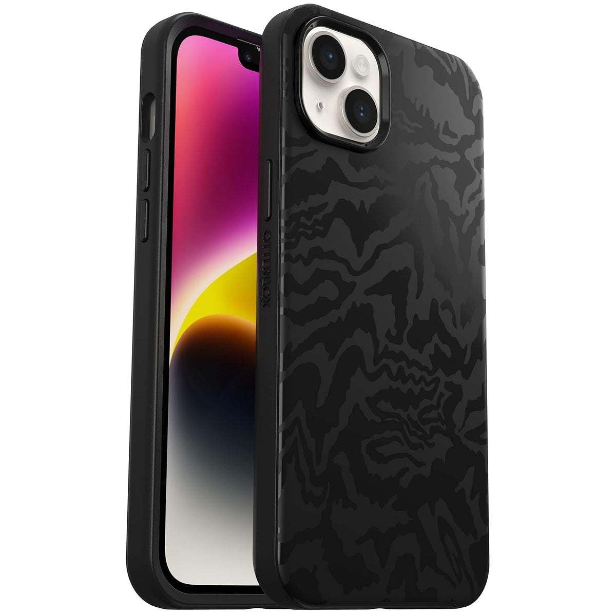 OtterBox Symmetry+ Antimicrobiana Funda para iPhone 14 Plus - Rebel - Serie Symmetry+