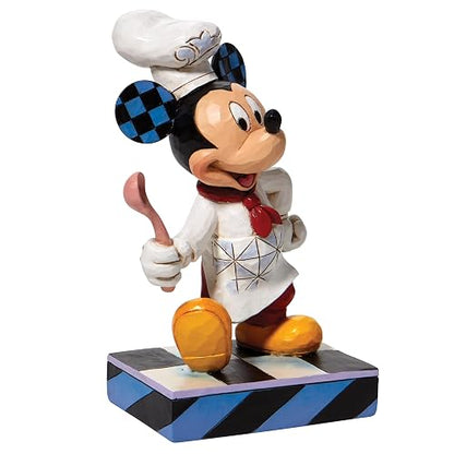 Enesco Jim Shore Disney Traditions Chef Mickey Mouse Figurine, 6.25 Inch, Multicolor