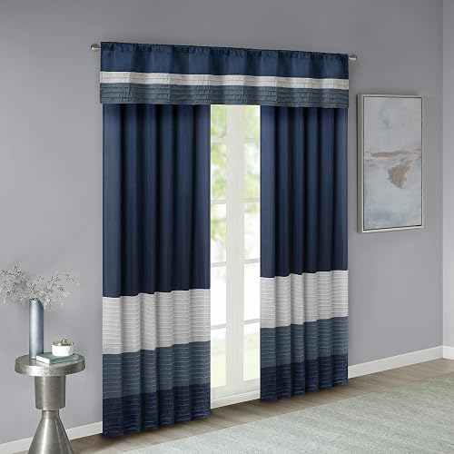 Madison Park MP41-2231 Window Valance, Navy