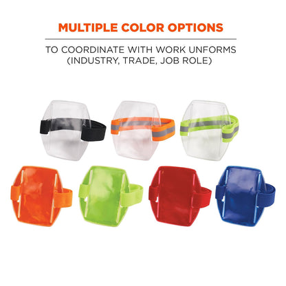 Ergodyne Squids 3386 Vinyl Arm Band ID/Badge Holder, 3-Pack